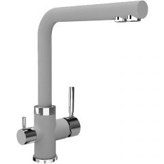 Смеситель Флорентина (Florentina) для кухни Арес FL Грей под фильтр (333.19H.2123.305)