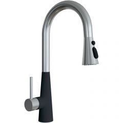 Смеситель Флорентина (Florentina) для кухни Вита PRO FL Антрацит (313.29Н.1223.302)