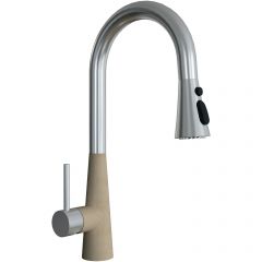 Смеситель Флорентина (Florentina) для кухни Вита PRO FL Бежевый (313.29Н.1223.104)