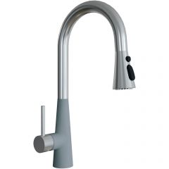 Смеситель Флорентина (Florentina) для кухни Вита PRO FL Грей (313.29Н.1223.305)