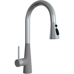 Смеситель Флорентина (Florentina) для кухни Вита PRO FL серый шелк (313.29Н.1223.307)