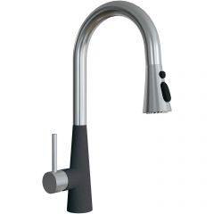 Смеситель Флорентина (Florentina) для кухни Вита PRO FL черный (313.29Н.1223.102)