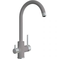 Смеситель Флорентина (Florentina) для кухни Клио FL Грей под фильтр (333.13Н.2123.305)