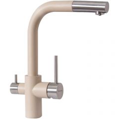 Смеситель Флорентина (Florentina) для кухни Кристалл FL Шампань под фильтр (333.32H.2123.202)