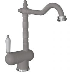 Смеситель Флорентина (Florentina) для кухни Ода FL серый шелк (313.08H.1113.307)