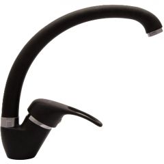 Смеситель Флорентина (Florentina) для кухни Омега FL антрацит (313.12H.1123.302)