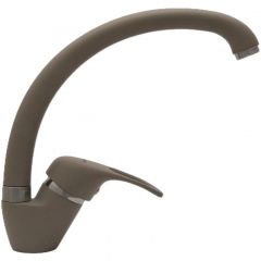 Смеситель Флорентина (Florentina) для кухни Омега FL серый шелк (313.12H.1123.307)