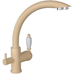 Смеситель Флорентина (Florentina) для кухни Шале FL Шампань под фильтр (333.25H.2113.202)