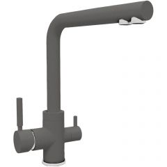 Смеситель для кухни Florentina (Флорентина) Альдо серый шелк (333.40H.2123.307)