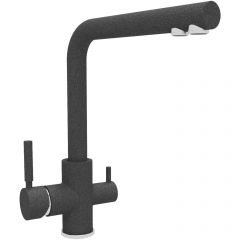 Смеситель для кухни Florentina (Флорентина) Альдо черный (333.40H.2123.102)