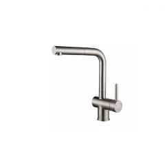 Смеситель для кухни Paulmark (Паульмарк) Dosse, брашированная сталь, Do214418-BS