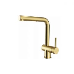 Смеситель для кухни Paulmark (Паульмарк) Dosse, светлое золото, Do214418-LG