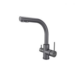 Смеситель для кухни Paulmark (Паульмарк) Essen, матовый серый, Es213011-MG