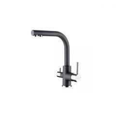 Смеситель для кухни Paulmark (Паульмарк) Essen, серый, Es213011-GRM