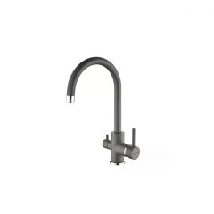 Смеситель для кухни Paulmark (Паульмарк) Essen, серый, Es213211-GRM