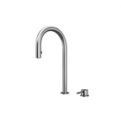 Смеситель для кухни Paulmark (Паульмарк) Estetica, брашированная сталь, Es218006-BS