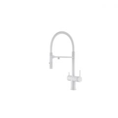 Смеситель для кухни Paulmark (Паульмарк) Gravity, белый матовый, Gr213888-WH