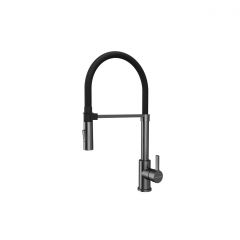 Смеситель для кухни Paulmark (Паульмарк) Halt, вороненая сталь, Ha214021-GM