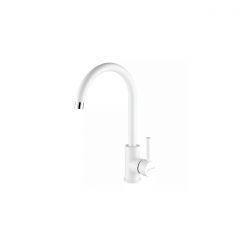 Смеситель для кухни Paulmark (Паульмарк) Holstein, белый матовый, Ho212063-WH