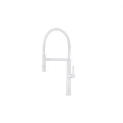 Смеситель для кухни Paulmark (Паульмарк) Leader, белый матовый, Le214101-WH