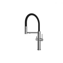 Смеситель для кухни Paulmark (Паульмарк) Nexus, брашированная сталь, Ne213999-BS