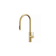 Смеситель для кухни Paulmark (Паульмарк) Senso, светлое золото, Se215180-LG