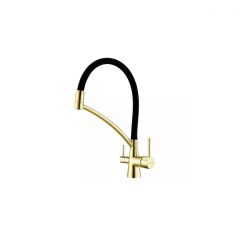 Смеситель для кухни Paulmark (Паульмарк) Siegen, светлое золото, Si213111-LG