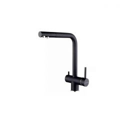 Смеситель для кухни Paulmark (Паульмарк) Skalen, черный, Sk213020-BLM