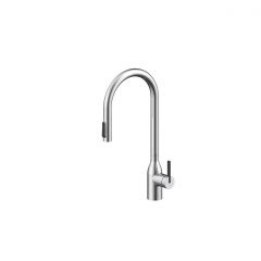 Смеситель для кухни Paulmark (Паульмарк) Universal, брашированная сталь, Un213880-BS