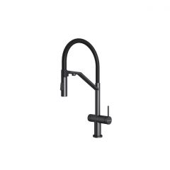 Смеситель для кухни Paulmark (Паульмарк) Zender, вороненая сталь, Ze213155-GM