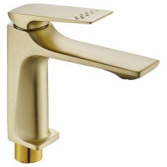 Смеситель для раковины Hansen (Хансен) H10020-S Матовое золото
