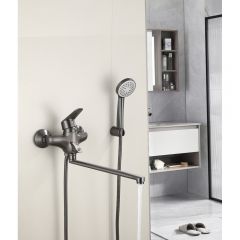 Смеситель для ванны Hansen (Хансен) H22023-P Графит