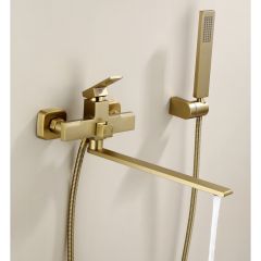 Смеситель для ванны Hansen (Хансен) HL22095-D Матовое золото