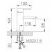 Смеситель для раковины Hansen (Хансен) HN10028-C, черный