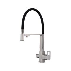 Смеситель для кухни Hansen (Хансен) HN15059-G гибкий под фильтр, сатин