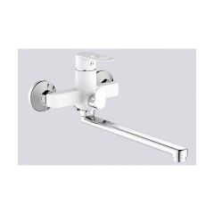 Смеситель для ванны Hansen (Хансен) H22018-F, белый