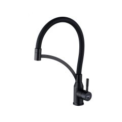 Смеситель для кухни Hansen (Хансен) HN56043-CC гибкий, черный