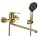 Смеситель для ванны Savol S-009024C, матовое золото