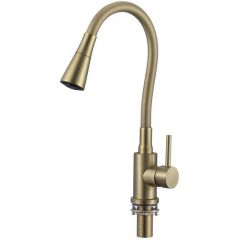 Смеситель для кухни Savol S-3002CM-07, золото