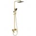 Душевая стойка Fmark FS8645-1C, матовое золото