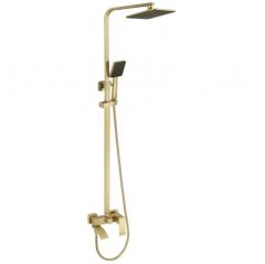 Душевая стойка Fmark FS8645C, матовое золото