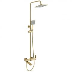 Душевая стойка Fmark FS8745-22C, матовое золото