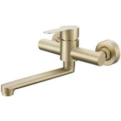 Смеситель для ванны Fmark FS8207C, матовое золото
