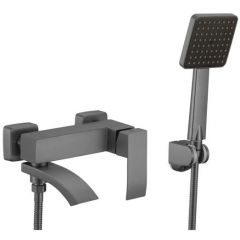 Смеситель для ванны Fmark FS8624-1Q, графит