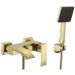 Смеситель для ванны Fmark FS8624C, матовое золото