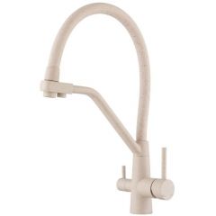 Смеситель для кухни под фильтр питьевой воды Fmark FS0662-Y, бежевый
