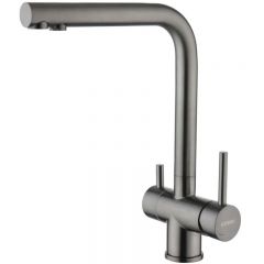 Смеситель для кухни под фильтр питьевой воды Fmark FS1362Q, графит