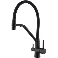 Смеситель для кухни под фильтр питьевой воды Fmark FS1462-H01, черный