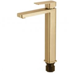 Смеситель для раковины Fmark FS8711C, матовое золото