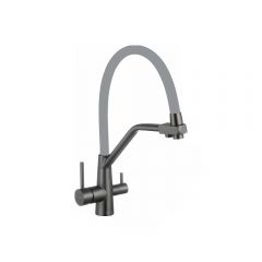 Смеситель для кухни под фильтр питьевой воды Fmark (Фмарк) FS0662-Q04, графит